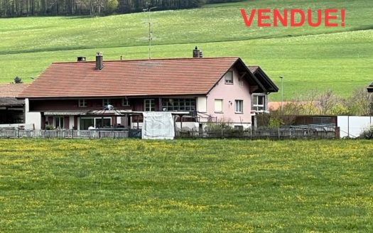 Ferme avec grand terrain à Vuisternens-VENDU!